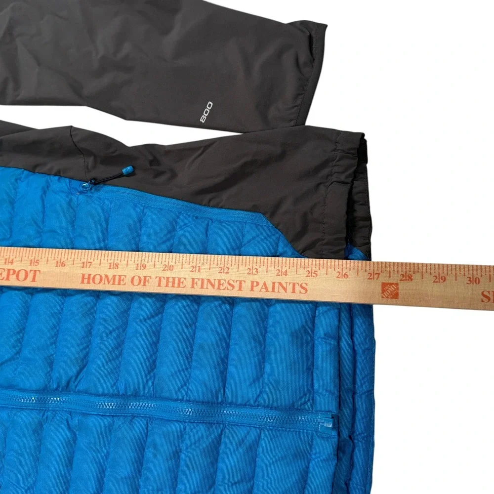 The North‎ Face Verto Micro Jacket Mens Large 800 Down Hybrid Puffer Blue Gray